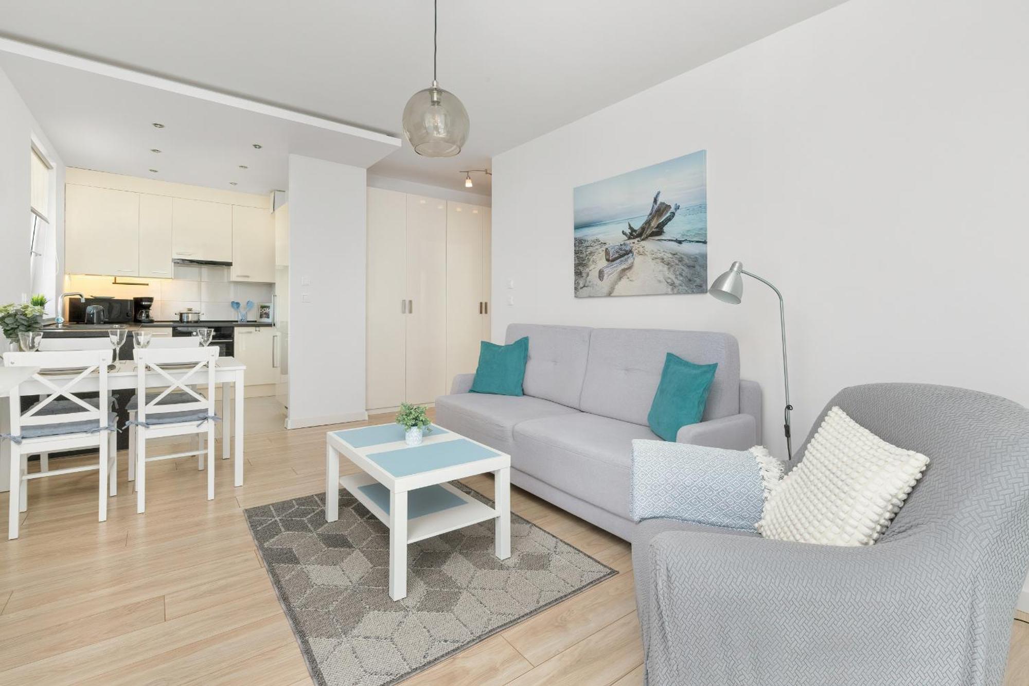 Jasny & Przestronny Apartament Z Balkonem I Parkingiem By Rent Like Home 格丁尼亚 外观 照片